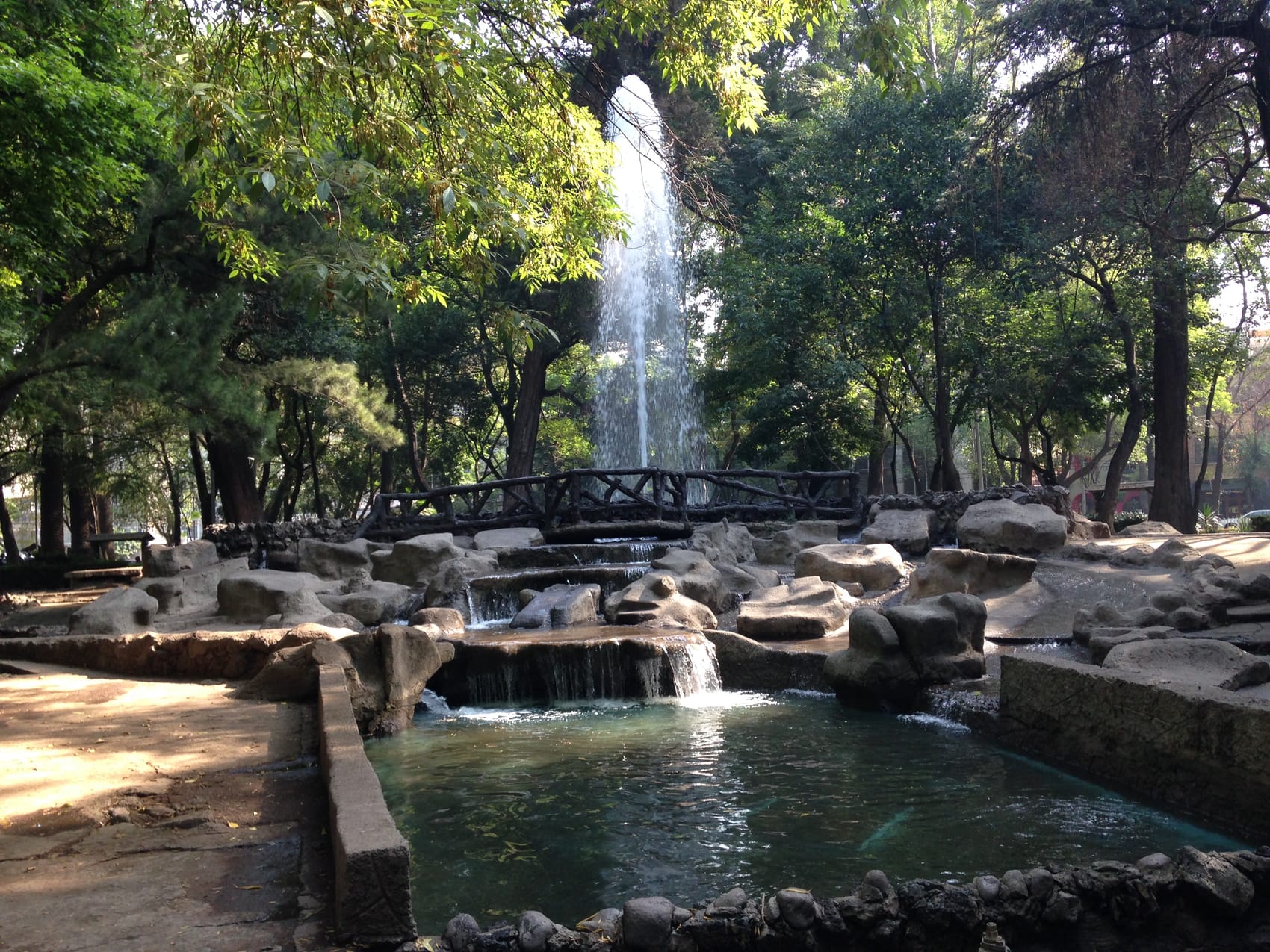 Parque México en la colonia Condesa, CDMX